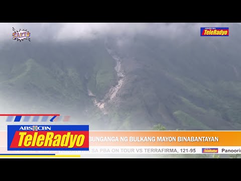 Bagong Lava Dome sa bunganga ng Bulkang Mayon binabantayan Sakto (12 June 2023)