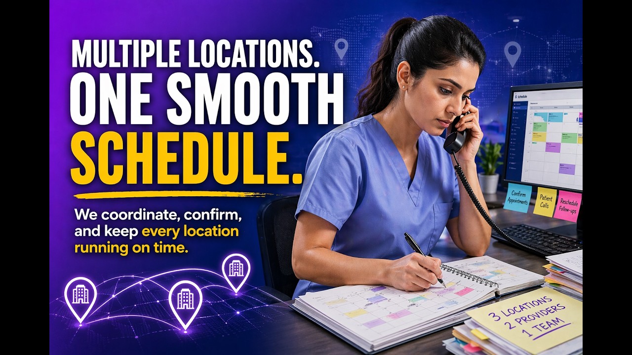 How Outsourced Multi Location Scheduling Remote works
