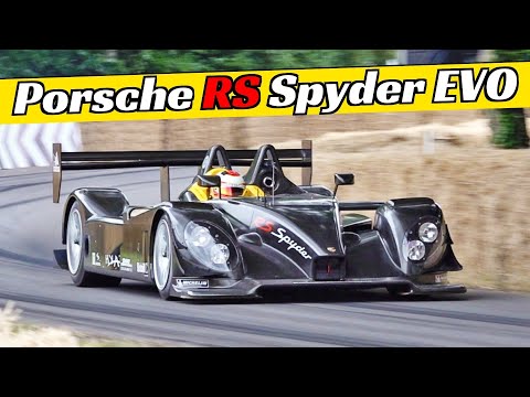 Porsche RS Spyder EVO 2007 (9R6701) LMP2 Factory Test Car - 503bhp V8 N/A Engine Sound @ FOS 2022
