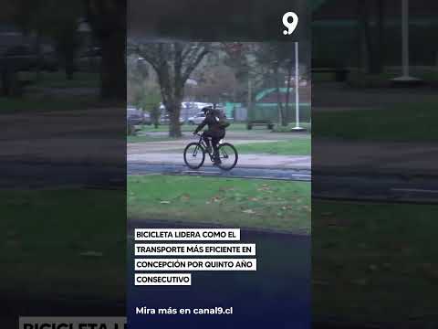 Bicicleta lidera como el transporte más eficiente en Concepción por quinto año consecutivo