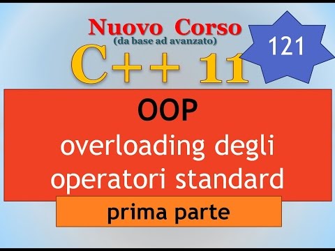 New C++11 Course ITA 121: OOP - Standard Operator Overloading, Part 1