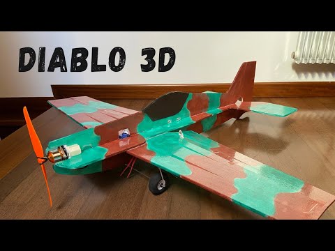 Diablo 3D rc Aerobatic Best Plane Diy Make Flight Test Airplane Depron