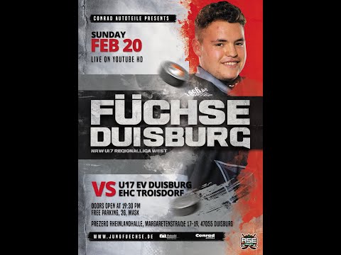 EVD U17 vs EHC Troisdorf -20.02.2022 19:30 Uhr