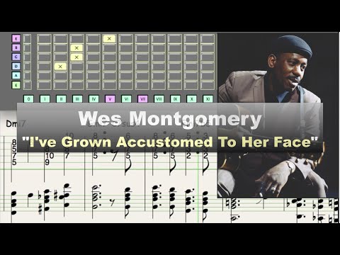 Wes Montgomery - "I've Grown Accustomed To Her Face" (1962) - transcription by Gilles Rea