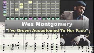 Wes Montgomery "I've Grown Accustomed To Her Face" (1962) - jazz guitar transcription by Gilles Rea