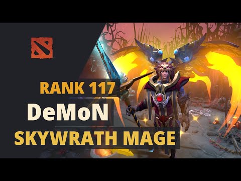 DeMoN (Rank 117) plays Skywrath Mage Dota 2 Full Game