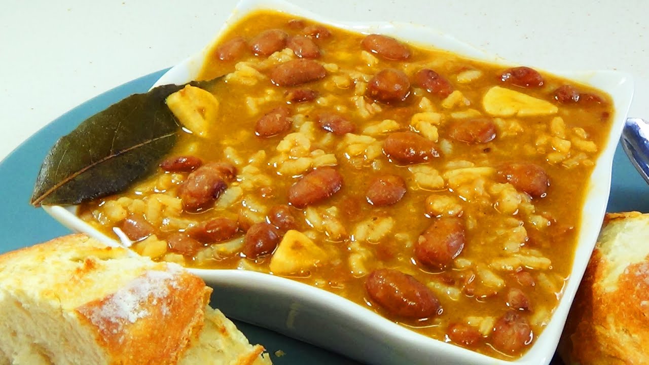 EMPEDRADO DE JUDÍAS CON ARROZ. COMIDA DE VERDAD.