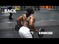 Exercises for back- Kwame Duah Training tutorial