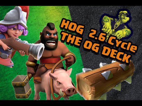 2.6 HOG CYCLE - BEST DECK EVER? (Clash Royale Live)