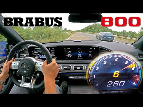 Mercedes GLS 63 AMG BRABUS 800 | TOP SPEED on AUTOBAHN