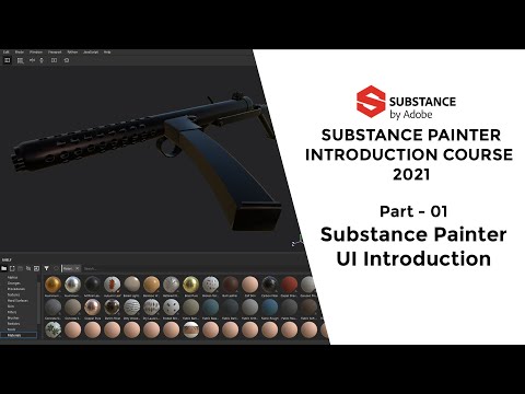 Substance Painter Tutorials for Beginners | 01 - Course and UI Introduction