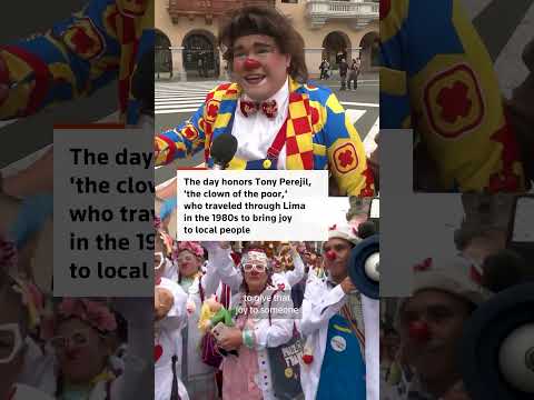 Video Thumbnail: Peruvian clowns celebrate National Clown Day