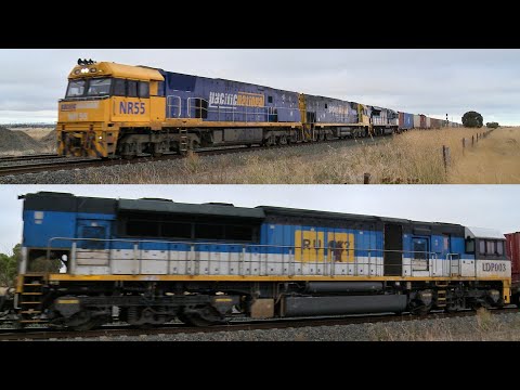 "R U OK?" LDP003 On 2MA5 Pacific National Freight Train (28/2/2022) - PoathTV Australian Railways