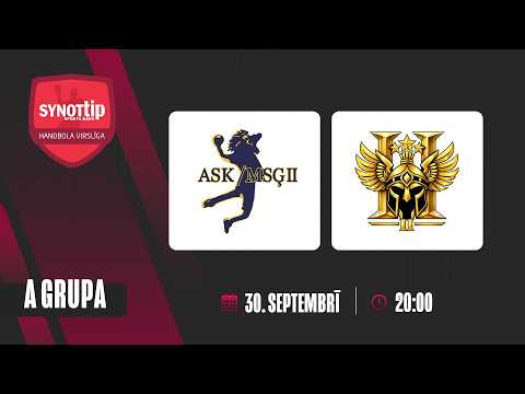 SynotTip Virslīga: ASK/MSĢ II - Jūrmala II [TRANSMISJA, LIVE]