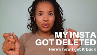 How I Recovered My Disabled and Deleted Instagram (This is The Fast Way)