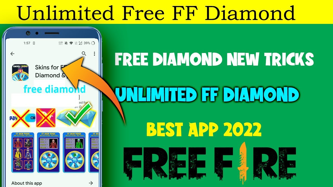 Unlimited Free fire diamonds | Best Earning trick | Best Earning app|Free fire | Free diamond