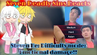 Seven Deadly Sins Reacts Steven He: Difficulty mod