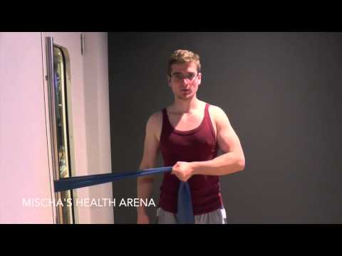 Zwei Übungen gegen ein Impingement-Syndrom! Schulterschmerzen behandeln und vorbeugen