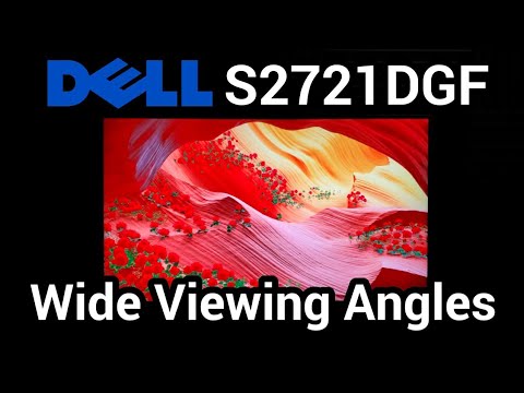 Dell S2721DGF - LG IPS Nano Technology Panel Front / Wide Viewing Angles