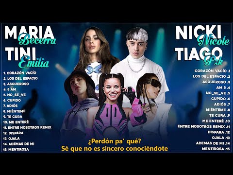Maria Becerra, Nicki Nicole, Tiago PZK, Tini, Emilia Tendencia 2023 - Colleciones Álbum Popular 2023