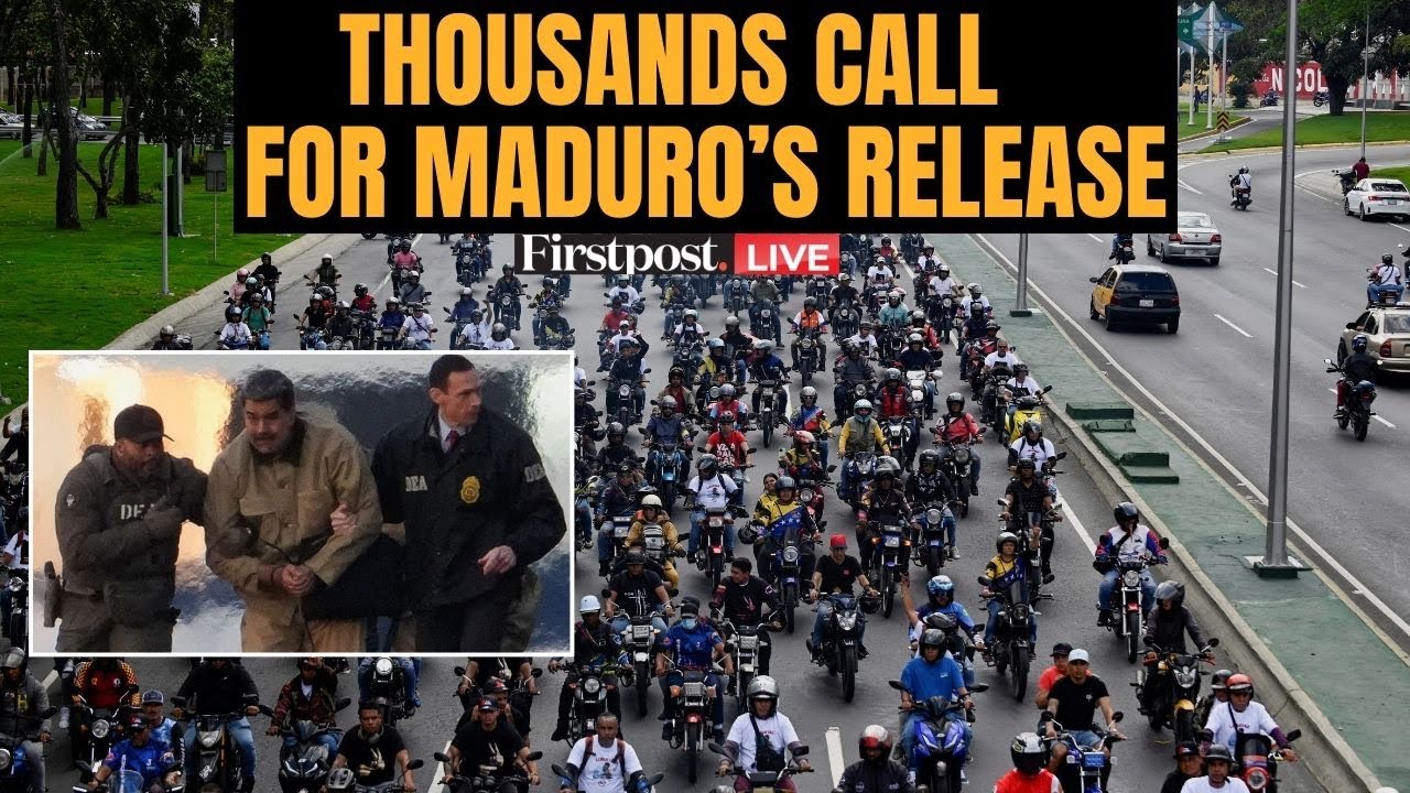 LIVE: Venezuelans Take Out Motorcycle Rally Demanding Freedom for Maduro | Maduro Captured | N18G