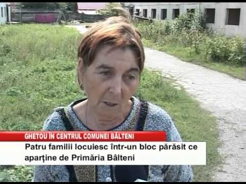 GHETOU IN CENTRUL COMUNEI BALTENI