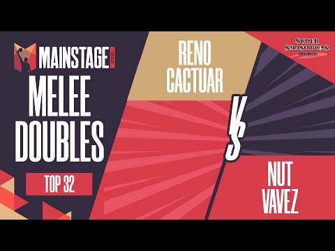 Reno/Cactuar vs Nut/Vavez - Melee Doubles: Top 32 - Mainstage 2021
