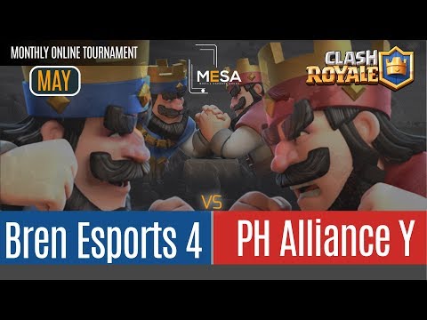 MeSA Clash Royale May 2018: Bren Esports 4! vs PH Alliance Y