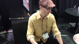 David O - Evans 56 Calftone drumheads - NAMM 2016
