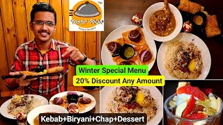 AC Restaurant এ বসে🔥Mutton Biryani,Chicken Chap,Kebab জমিয়ে খেলাম|Taste Ride Restaurant Kolkata