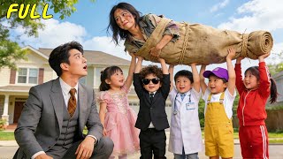 Cinco Hijos del CEO Ahuyentan a las Ricas… pero Llevan a Vagabunda y la Llaman ‘Mamá’. Amor Nace