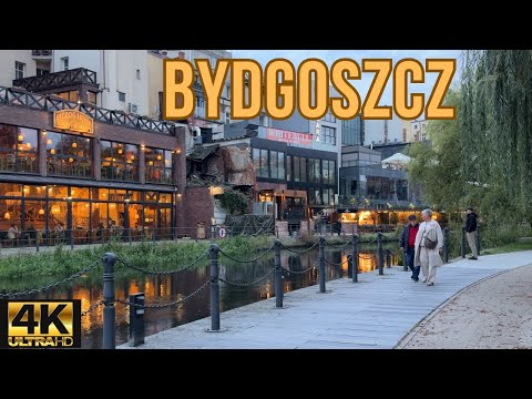 Bydgoszcz !! Zobacz Jak tu Pięknie | Spacer z kamerą (4K-60fps)