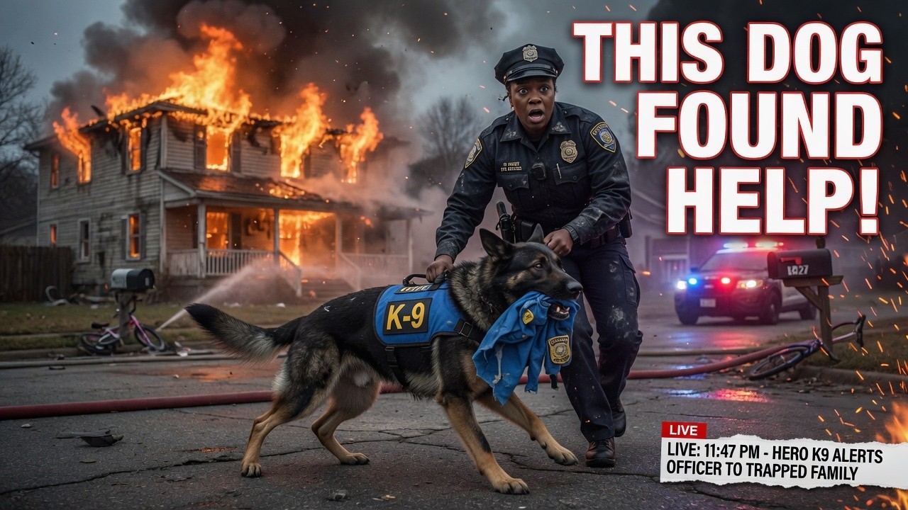 The brave dog rescued the old man from his burning house #rescueefforts #puppyrescue #dogrescuestory