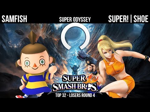 Super Odyssey - SAMFISH (Villager) Vs. Super!|Shoe (Zero Suit Samus) - Top 32 - Losers Round 4