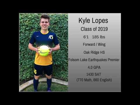 Kyle Lopes Soccer Recruiting Highlight Video 2.0
