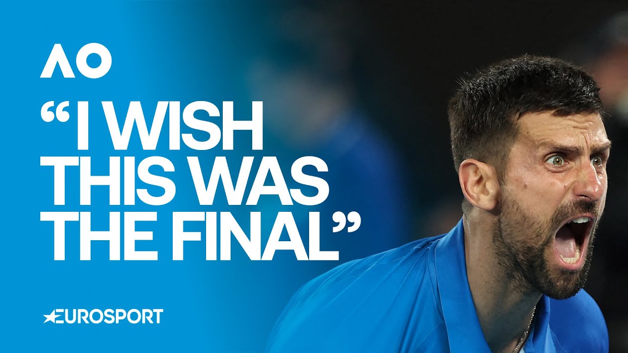 On Court Interview: Novak Djokovic reacts after rolling back the years to defeat Carlos Alcaraz 🐐