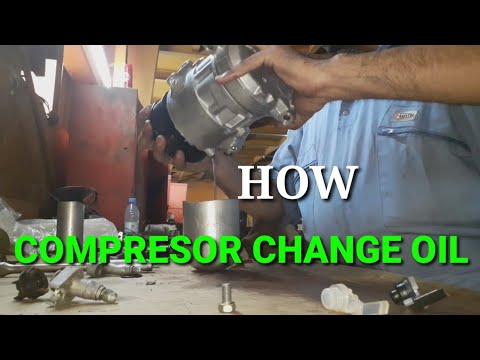 How to Car Ac Compresor Oil Change