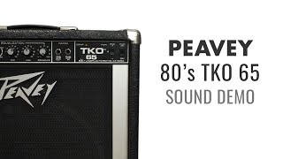 Video thumbnail for 1980s Peavey TKO 65 Bass Combo Amp Sound Demo by Caleb Andresen