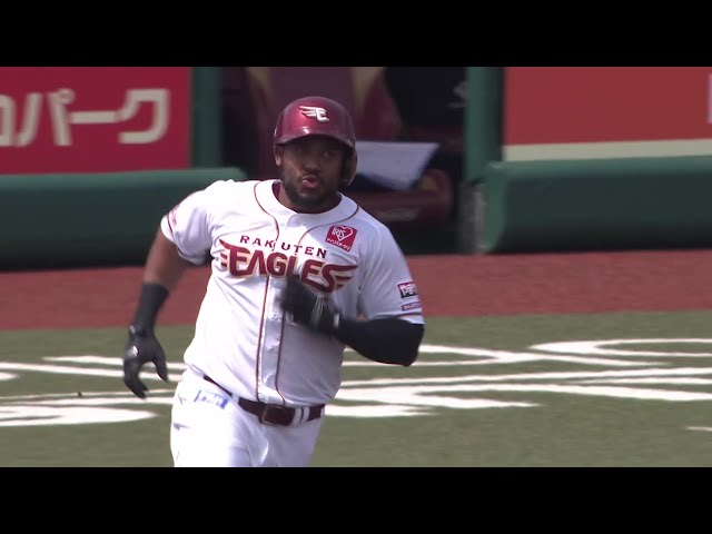 【2回裏】頼れる4番の一振り!! イーグルス・フランコ 左中間への今季第3号ソロホームランで同点!! 2025年7月20日 東北楽天ゴールデンイーグルス 対 北海道日本ハムファイターズ