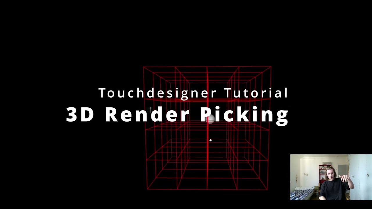 3D render picking - kinect touchdesigner tutorial