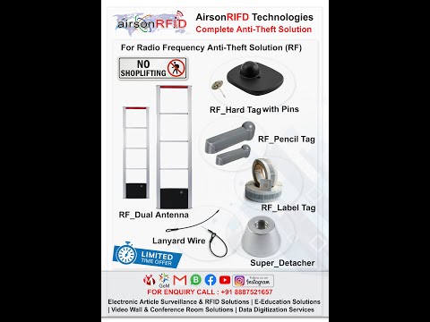 Aluminum alloy rf eas system, size: 5 feet