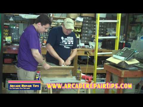 Arcade Repair Tips - Replacing A Control Panel Overlay