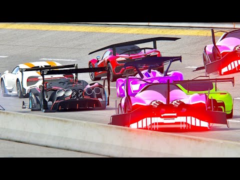Mega GTR Hypercars BATTLE at Nardo Speed Ring