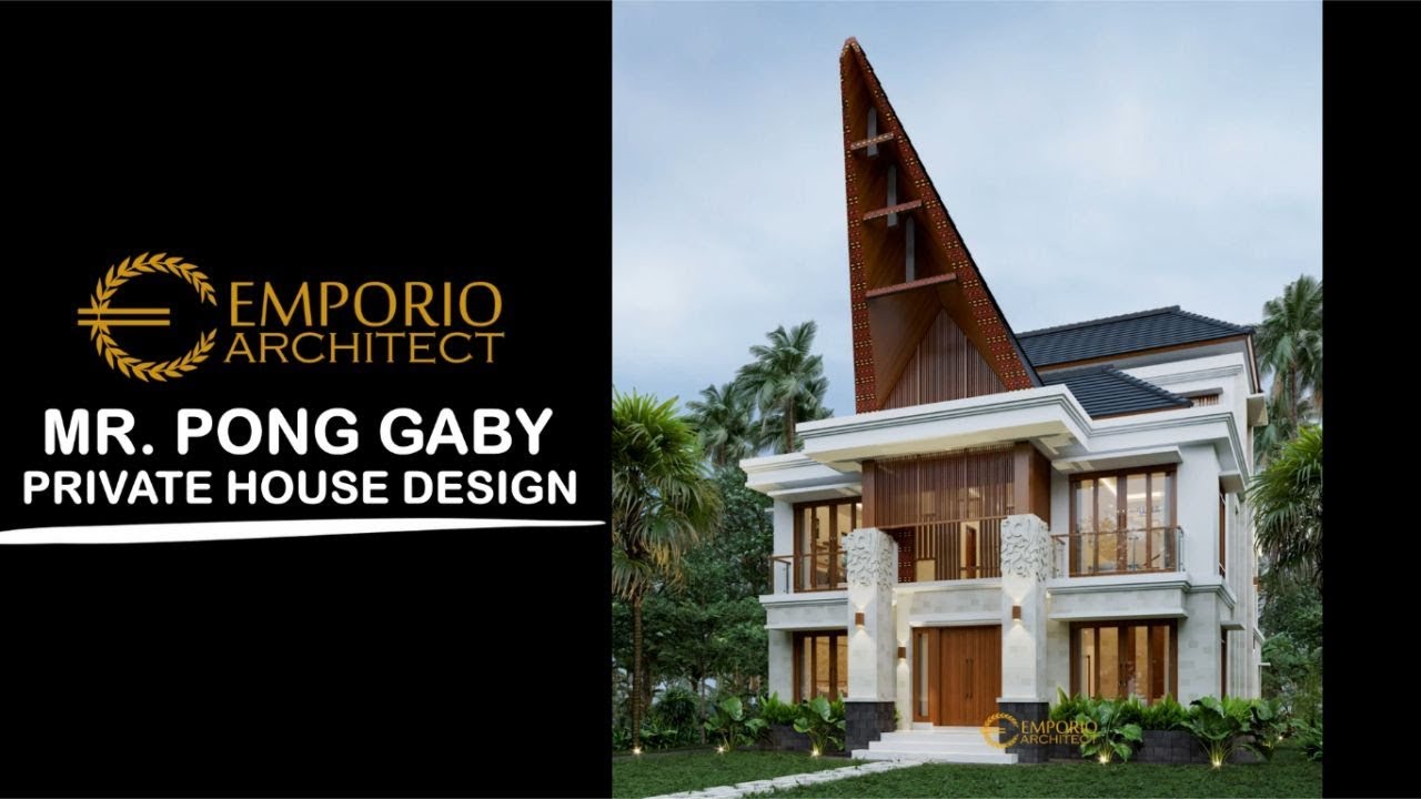 Video 3D Desain Rumah Unik 3 Lantai Bapak Pong Gaby