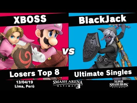 SAU3: Top 8 Losers - XBOSS (Luigi, Young Link) vs MVK|BlackJack (Link)