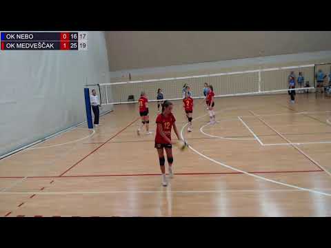 29.10.2021., PH MALA ODBOJKA, OSMINA FINALA, OK NEBO - OK MEDVEŠČAK