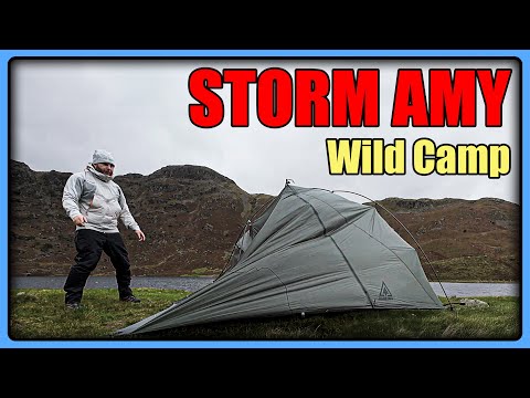 ⚠️ Pitching the X-Dome in HIGH WINDS ⚠️ Storm Amy - Durston X Dome 1+ Wild Camp
