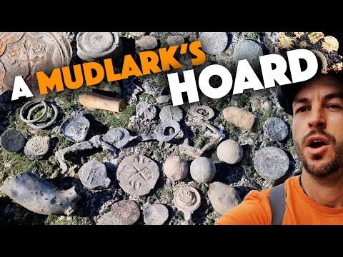 A HOARD of 350 YEAR-OLD relics found on the Thames foreshore whilst Mudlarking