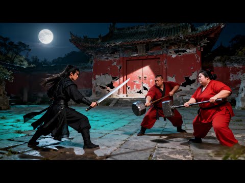 小伙是功夫大師。大戰兩位200斤護法！⚔️ 功夫 MMA | Kung Fu #战争 #逆袭