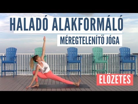 Alakformáló + Méregtelenítő HALADÓ jóga flow - 50 perc | ELŐZETES